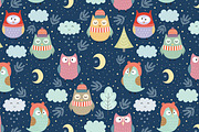 Winter Owls: patterns, illustrations, a Pattern Graphic by Gulnara Sabirova (Thumbnail 6 of 10)