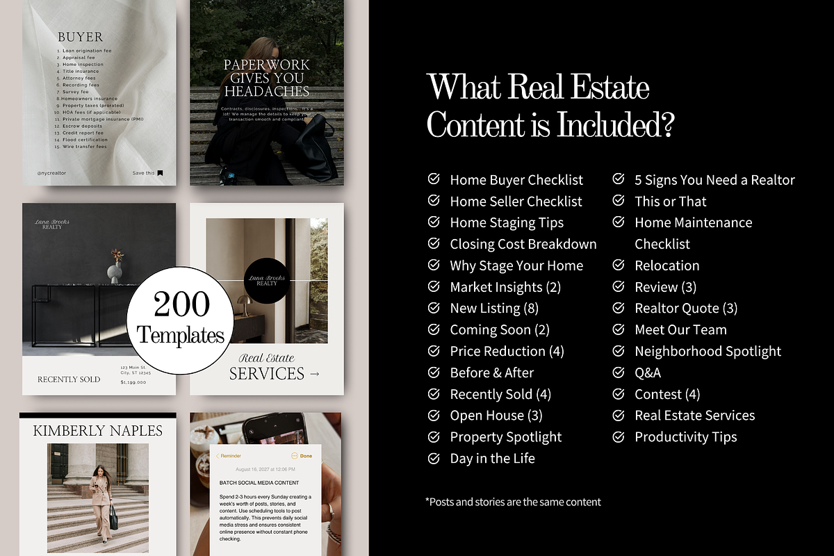 Luxury Realtor Instagram Templates preview 3