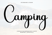 Camping, a Handwritten Font by InermediaSTUDIO (Thumbnail 1 of 8)