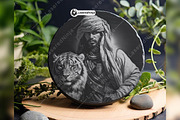 Arab Man Tiger Arab Muslim Pet Cat, a Background Graphic by LaseredNinja (Thumbnail 5 of 7)