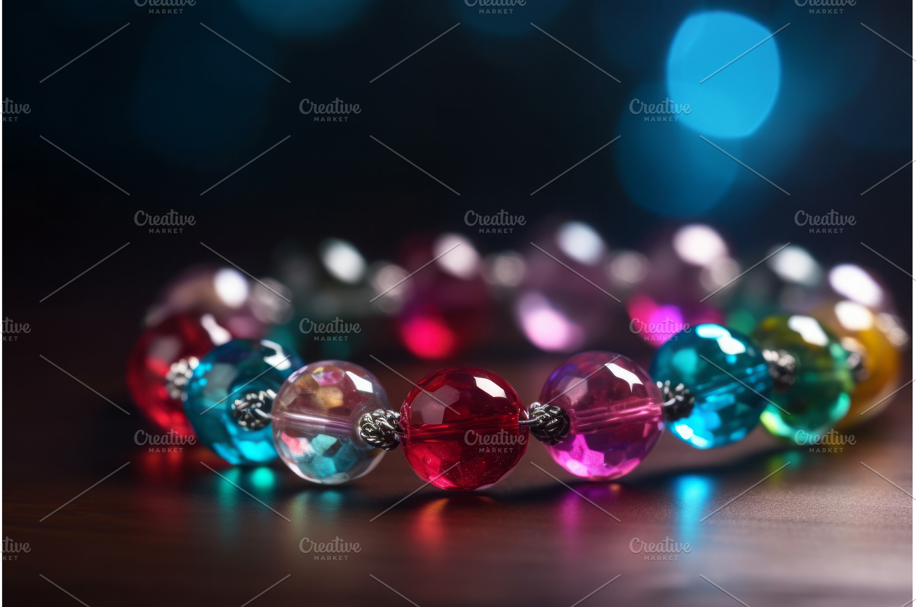 Glass beads handmade bracelet, a Beauty & Fashion Photo by Ylivdesign