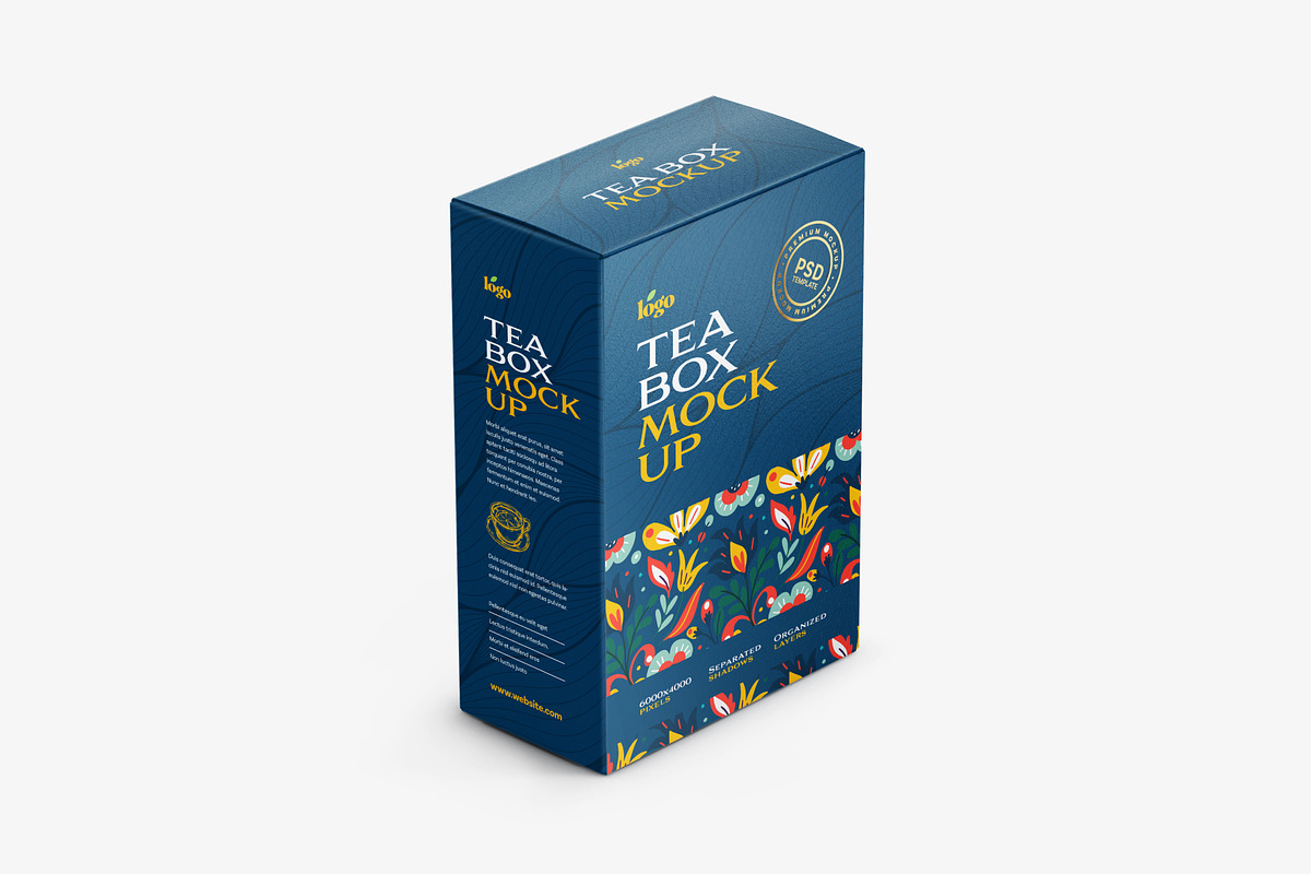 Tea Box Packaging Mockup Set, a Cups & Container Mockup by Deeplab (Photo 21 of 22)