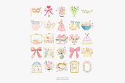 Romantic château watercolor clipart, a Decorative Illustration by Patishop Art (Thumbnail 9 of 10)