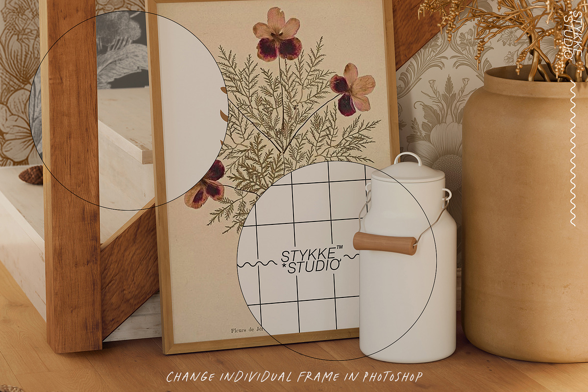 AUTUMN FARMHOUSE | frame mockup, a Household Mockup by Stykke Studio (Photo 2 of 8)