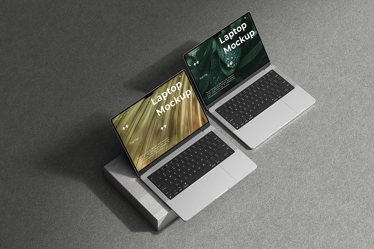 MacBook Pro 14 Mockup, a Mac Mockup by Graphicbars (Photo 6 of 13)