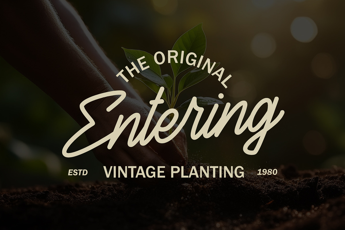 Rosmund Monoline Script Font, a Script Font by Maulana Creative (Photo 3 of 7)