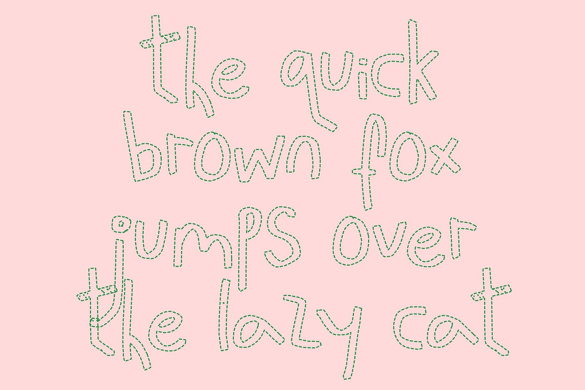 CS Miska Dashed, a Handwritten Font by Craft Supply Co. (Photo 4 of 8)