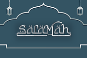 Salamah Arabic Style Typeface, a Symbol Font by zerologicstudio (Thumbnail 5 of 11)