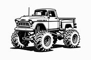 Offroad Truck Silhouette Pack, an Illustration by BIPLOB EXPERT (Thumbnail 2 of 9)