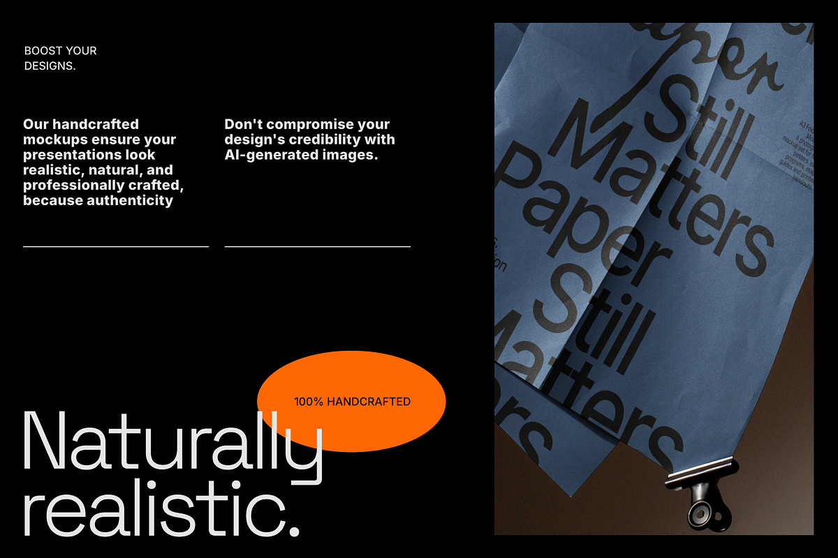 Editorial Folded Poster Mockup Set, a Books & Magazine Mockup by Mocku (Photo 16 of 17)