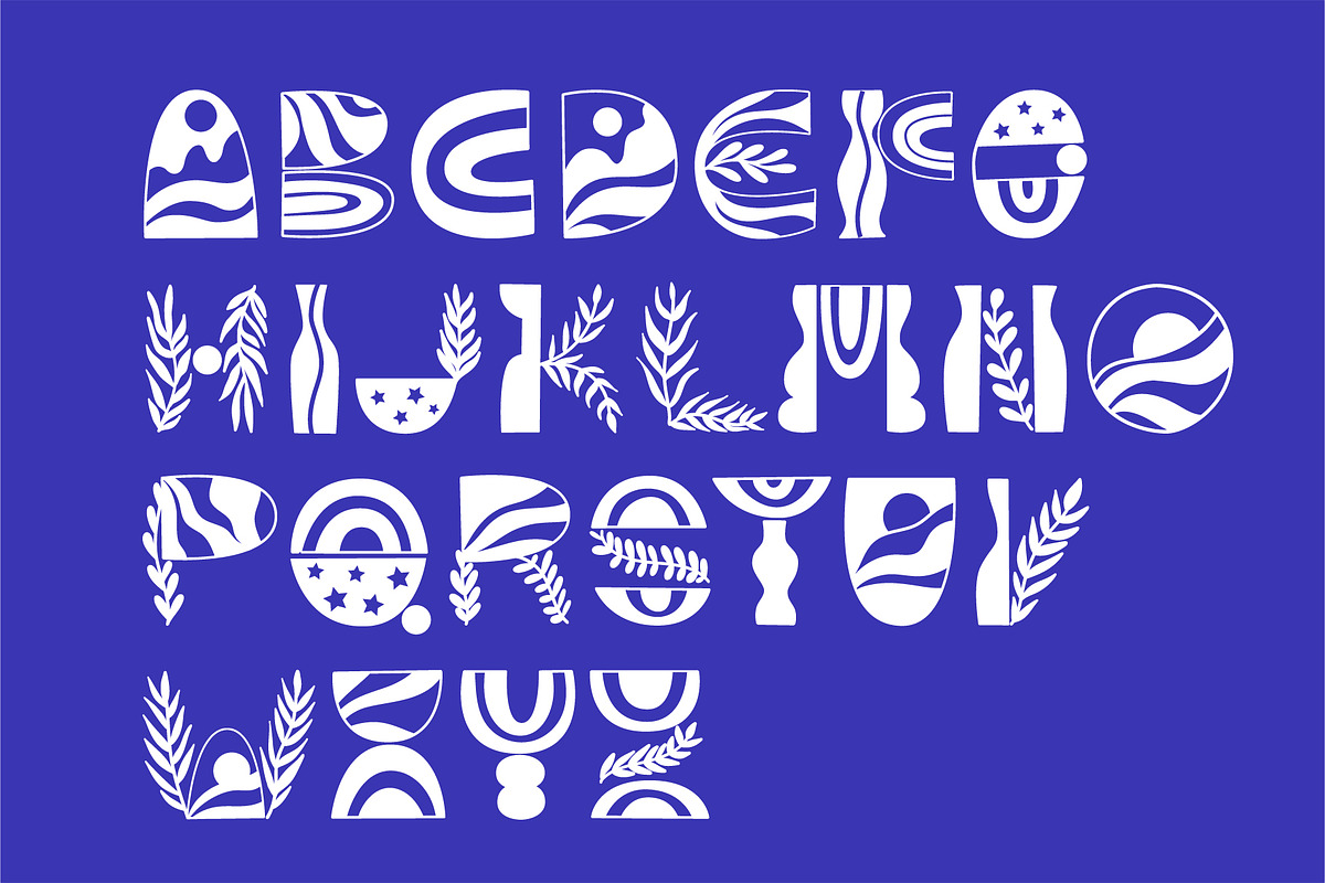 Boho Spring. Display Font, a Symbol Font by DearLetters (Photo 2 of 7)