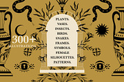 Secret Garden BUNDLE. Graphic art, a Wallpaper Graphic by heyXeni (Thumbnail 2 of 26)