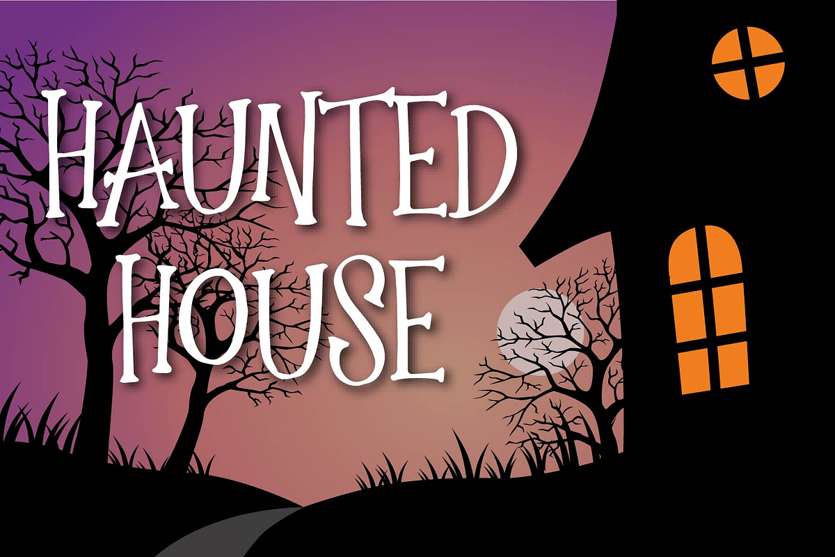 Ticketrick - Halloween Fonts, a Slab Serif Font by Patria Ari (P4tcreativa) (Photo 3 of 7)