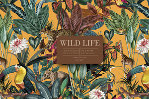 Wild Life Patterns Wallpapers