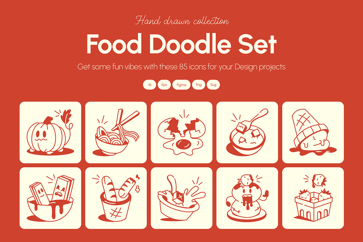 Food Doodles Icon, an Outline Icon by Vectors Market (Photo 1 of 9)