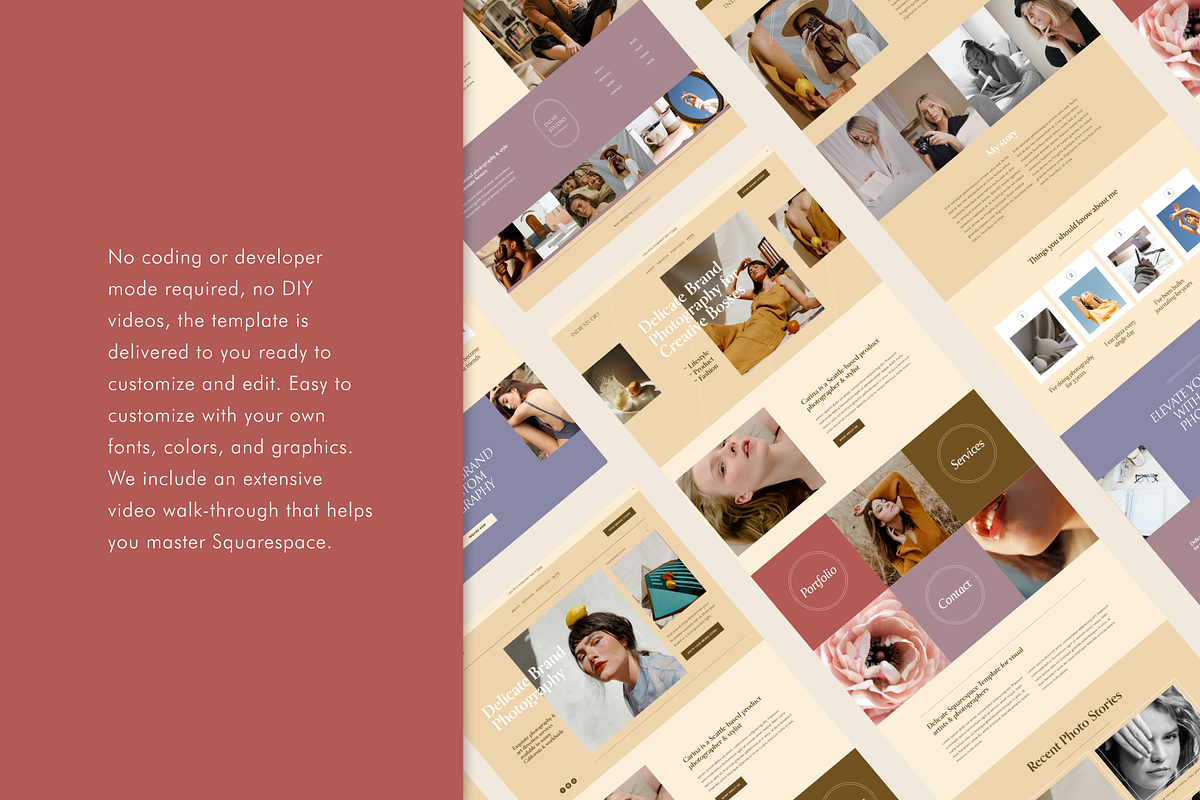 Squarespace template: Indie Studio, a Squarespace Template by Applet Studio (Photo 5 of 5)