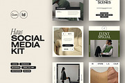 HAUS | Social Media Kit, a Social Media Template by Studio Standard (Thumbnail 1 of 14)