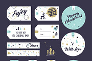 Christmas and New Year’s Gift Tags, an Object Illustration by PureSolution (Thumbnail 4 of 6)