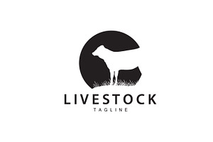 Cow Logo Cattle Farm Vector, a Branding & Logo Template by Maylianaw28