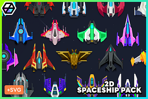 2D Spaceship Pack
