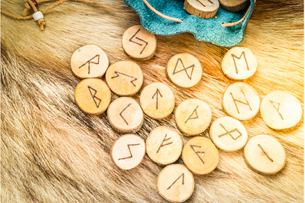 Handmade runes for fortunetelling, an Architecture Photo by Neirfy