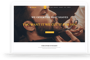 LT Perook Onepage Barber WordPress