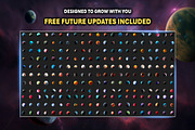 300+ PNG Cutout Planets, an Object Graphic by Mikel Blazgad (Thumbnail 7 of 9)