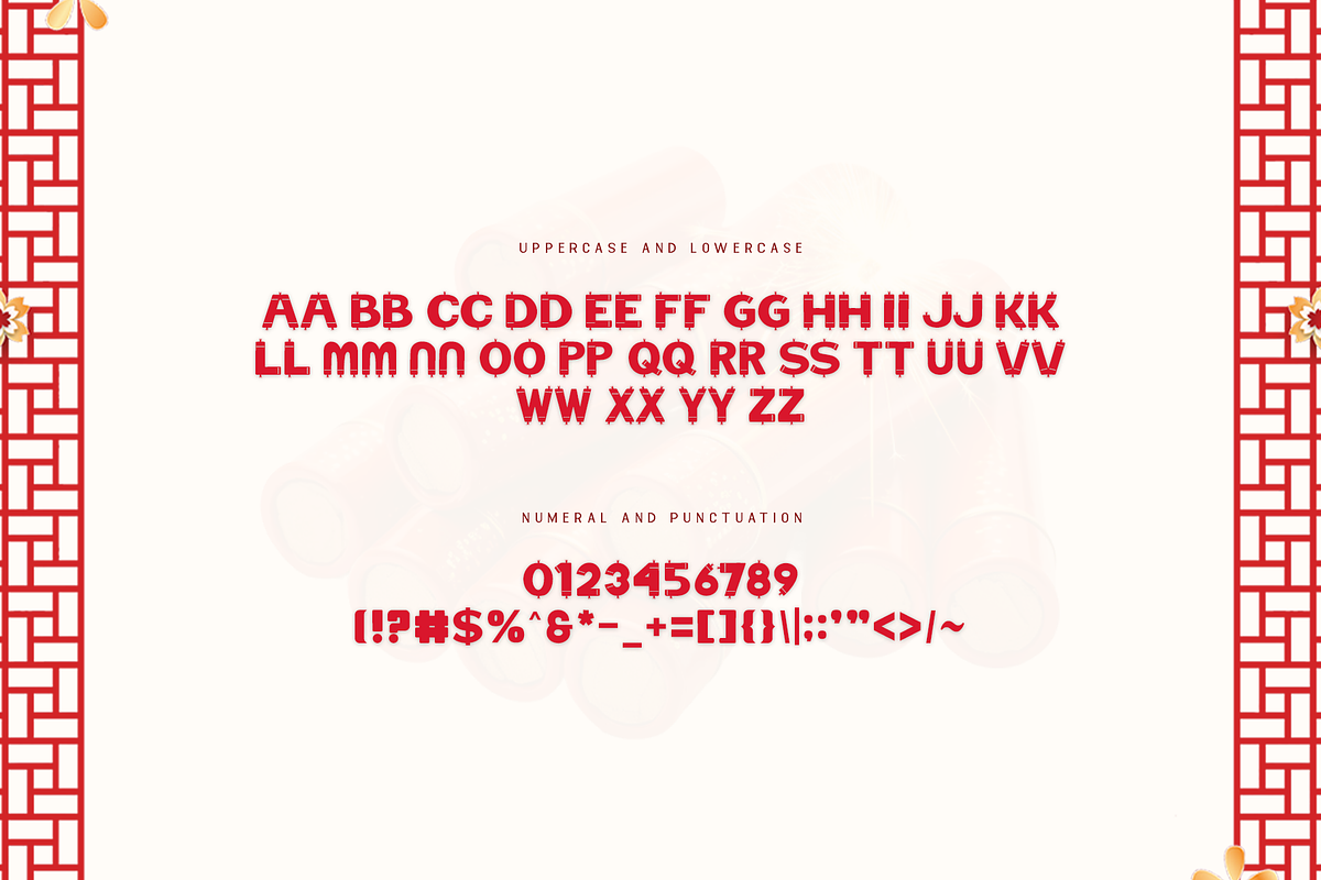 Chinese Festive-Modern Chinese Font, a Sans Serif Font by overlaytemplates (Photo 5 of 5)