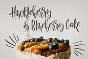 NEW! Huckleberry Gateau Font, a Script Font by Wewhitelist (Thumbnail 2 of 6)