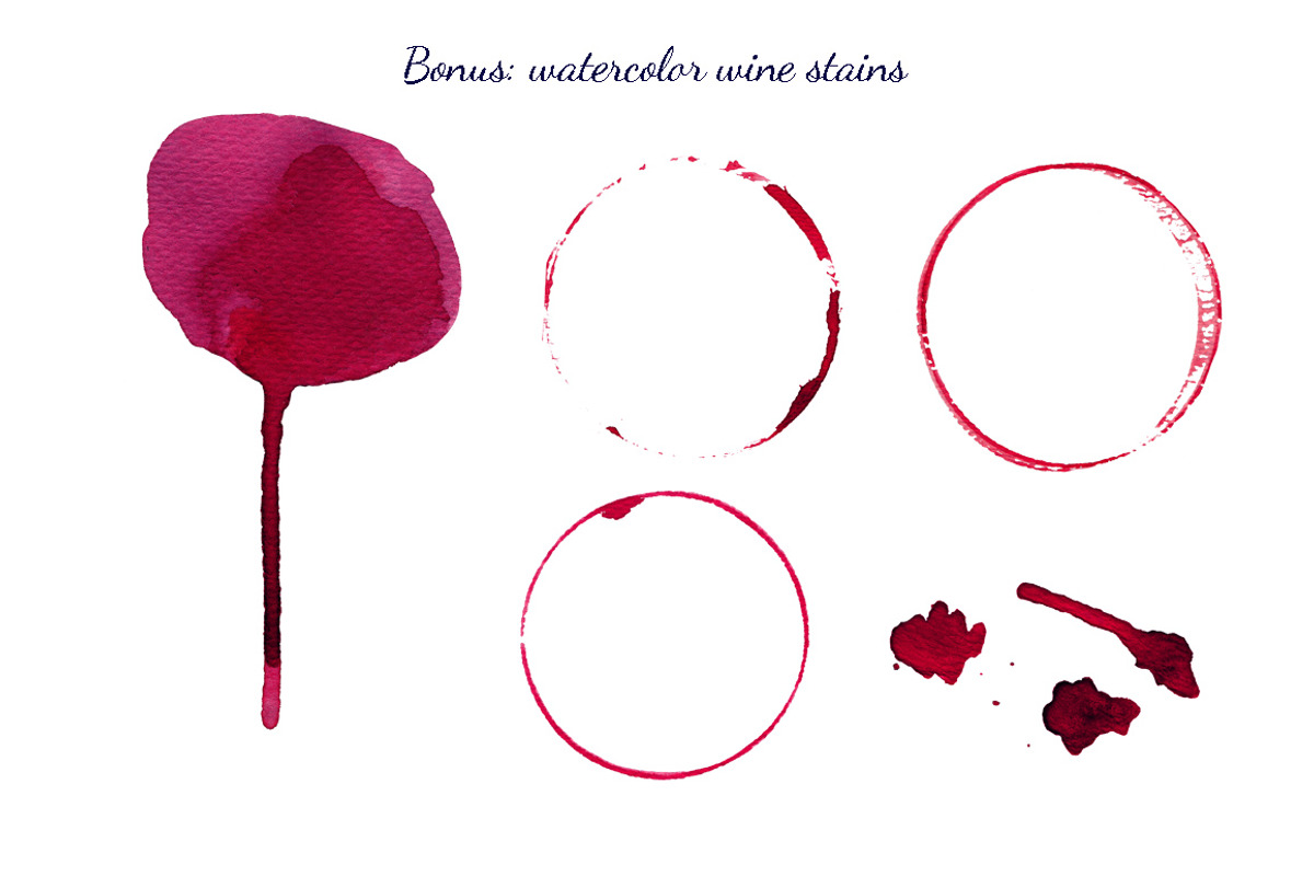Red grape watercolor clipart, an Illustration by s.yanyeva (Photo 6 of 7)