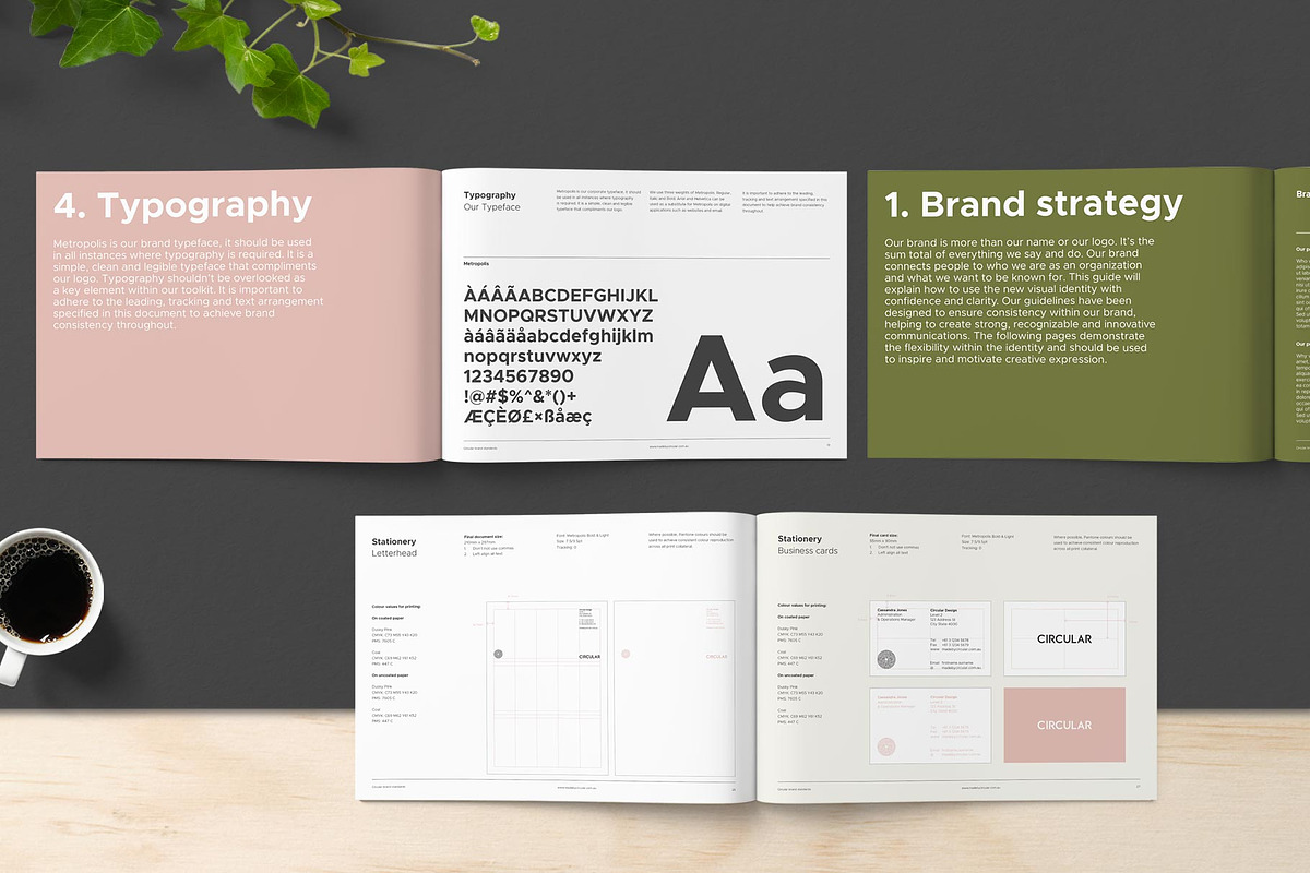 SANTONA / Brand Guidelines, a Brochure Template by Circular (Photo 8 of 11)
