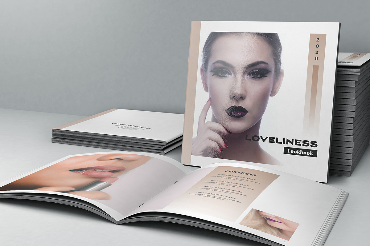 Square Fashion Lookbook / Brochure, a Magazine Template by Template Shop (Photo 2 of 10)