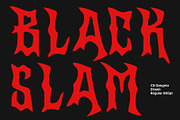CS Gangsta Drawn, a Blackletter Font by Craft Supply Co. (Thumbnail 4 of 8)