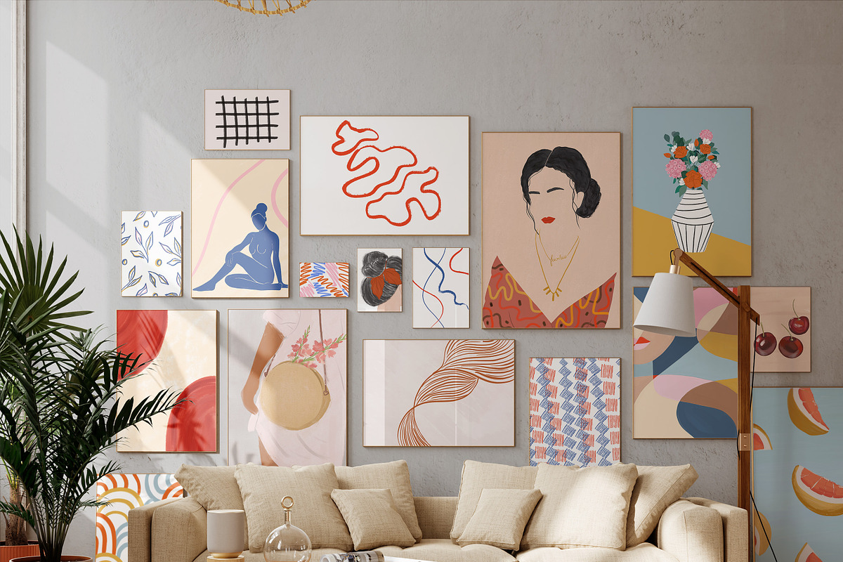 Eclectic Gallery Art - 6 in 1 Bundle, a Background Graphic by Essentially Nomadic (Photo 16 of 21)