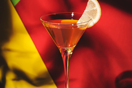 Yellow bird alcoholic cocktail with white rum, liquor and lime j, a Food & Drink Photo by 5PH