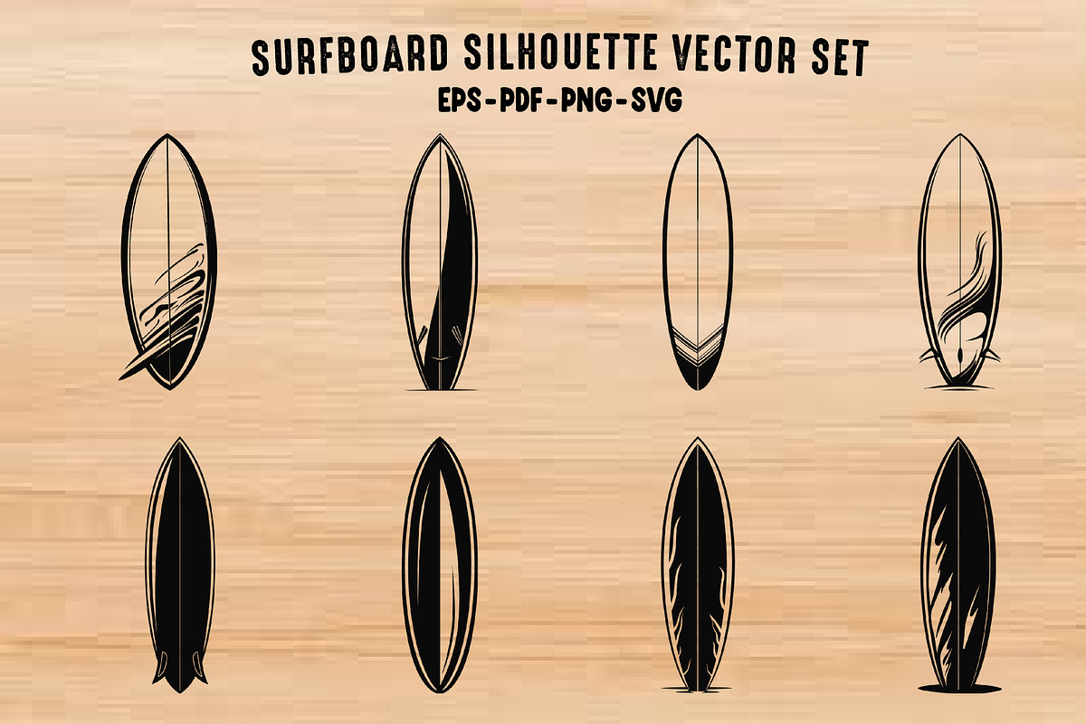 Surfboard Outline Vector icon Bundle, an Outline Icon by Gfx Expert Team (Photo 1 of 3)