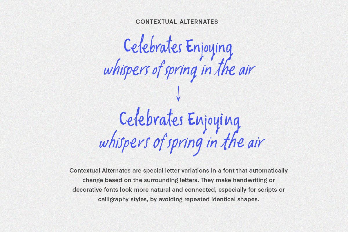 Oliver Whisper Messy Handwritten, a Handwritten Font by Letterhend Studio (Photo 10 of 12)