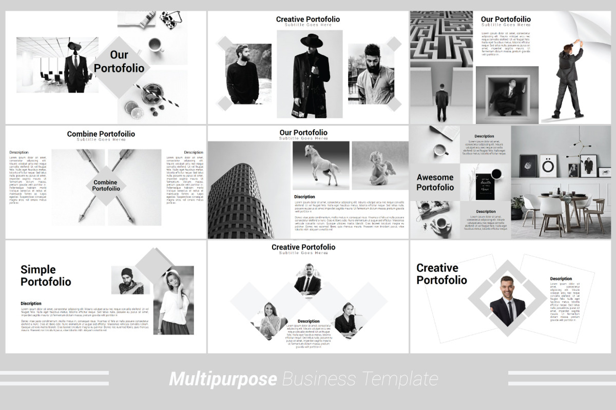 Multipurpose Powerpoint Template, a Presentation Template by Presentation Official (Photo 5 of 9)