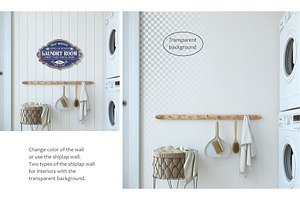 LAUNDRY ROOM Wall&Frame Mockups