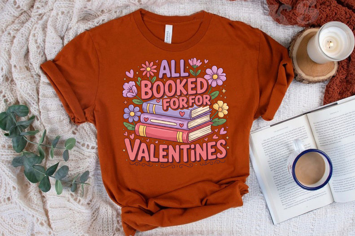 All Booked for Valentines Png, Teach, an Illustration by Designking (Photo 6 of 6)