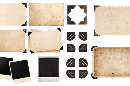 Vintage photo frame paper corner, an Arts & Entertainment Photo by LiliGraphie