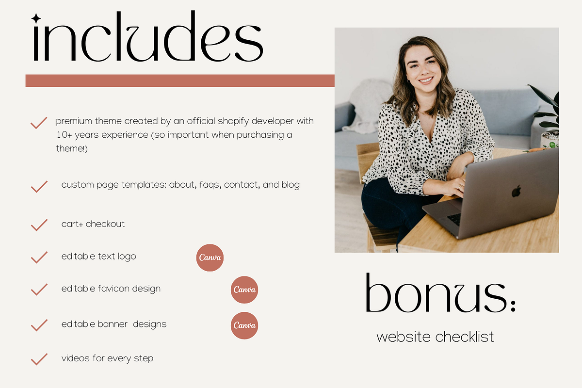 Easy Shopify Theme | Touch of Boho, a Shopify Template by Easy Website Themes (Photo 3 of 6)