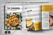 Cookbook / Recipe Book, a Brochure Template by Grkic Creative (Thumbnail 1 of 14)
