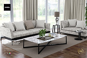 Modern Classic Living Room Mockup, a Household Mockup by creatsy2 (Thumbnail 1 of 6)