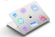 FEEL GOOD STICKERS PACK Y2K DESIGN, an Object Graphic by craftlove (Thumbnail 9 of 10)
