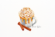 Hyperrealistic Watercolor Drinks, a Food Illustration by New-School-Wave (Thumbnail 7 of 7)