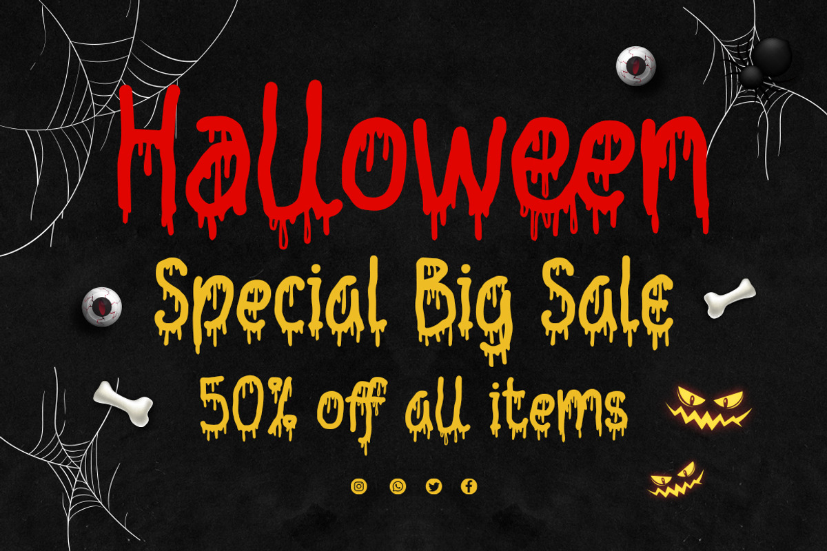 Bloodlust - Halloween Font, a Handwritten Font by Typefactoryco (Photo 5 of 8)