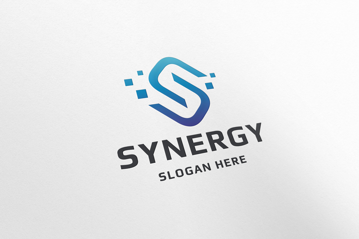 Synergy Letter S Logo, a Branding & Logo Template by Design_Planet