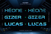 Futury - Modern Futuristic Display F, a Sans Serif Font by Afkari Studio (Thumbnail 11 of 12)