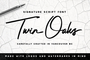 Twin Oaks Signature Script